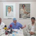 Encuentro. Varias clínicas del país se reunieron en rueda de prensa para exigir el pago de facturas por la prestación de servicios a pacientes del MSP y del IESS.