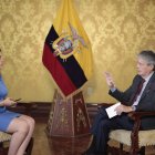 Entrevista. El presidente Guillermo Lasso dialogó con la periodista Yalilé Loaiza, del portal argentino Infobae.