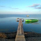 Vista de la costa del parque ucraniano de Tuzlivski lymany, una reserva natural cuya biodiversidad está siendo golpeada por la guerra en Ucrania y donde un equipo de biólogos ha detectado la muerte de miles de delfines.
