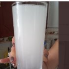 Hecho. Un usuario muestra cómo salió el líquido.