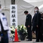 El velatorio del ex primer ministro japonés Shinzo Abe en el templo budista de Zojoji en Tokio