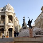 Plaza de la Administración, donde se levanta el edificio principal del Municipio de Guayaquil.