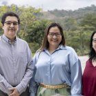 Carlos Monsalve, Cecilia Paredes y Paola Romero, las autoridades de la Espol para el periodo 2022-2027.