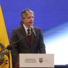 Presentación. El presidente Guillermo Lasso durante la presentación de la Política Anticorrupción.