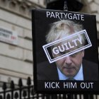 Protesta delante de Downing Street