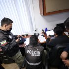 Acción. El 8 de julio agentes de la Policía y de la Fiscalía cumplieron una diligencia en la Asamblea Nacional.