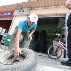 La escaza circulación de autos complica el trabajo de las vulcanizadoras