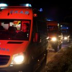Ambulancias llegaron hasta el sitio para el rescate de los cuerpos