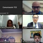 La diligencia empezó a las 19:00 de este 18 de julio. La audiencia se hizo por plataformas tecnológicas.