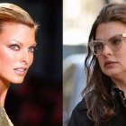 El antes y el después de la modelo canadiense, hoy de 67 años.