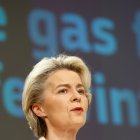 Ursula von der Leyen pide a los estados miembros de la CE ahorrar más energía ante el problema.EFE /STEPHANIE LECOCQ