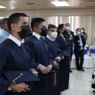 Los directivos del centro estuvieron en la ceremonia de graduación y culminación del programa