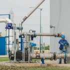 El acto. Se llevó a cabo ayer en la planta ubicada en el Guasmo Sur.