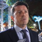 Funcionario. El ministro Jiménez atiende a EXPRESO.