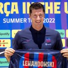 El jugador polaco Robert Lewandowski.