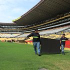 El estadio Monumental cumple varias etapas en sus arreglos para la final de la Copa Libertadores.