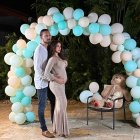 José Daniel con su esposa Diana.