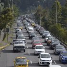 Quito. El tráfico vehicular recurrente ha afectado la vida de los capitalinos.