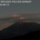 El volcán Sangay experimenta un aumento de actividad sísmica y eruptiva