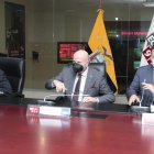 Rueda de prensa del COE Nacional la tarde este martes 2 de agosto.