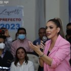 La actriz María Fernanda Ríos es presentada como precandidata a la Viceprefectura del Guayas.