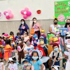 Los estudiantes desde el nivel inicial hasta bachillerato participaron en diferentes actividades contempladas en la Fiesta de la lectura.
