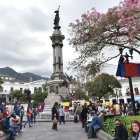 Obra. En la Plaza de la Independencia está el Monumento a los Héroes del 10 de agosto de 1809.