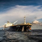 Viaje.- Una de las embarcaciones de la Flota Petrolera Ecuatoriana.