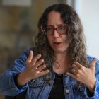 La cineasta Ana Cristina Franco, directora de la película "Invento de la soledad", fue registrada este 11 de agosto, durante una entrevista con Efe, en Quito (Ecuador).