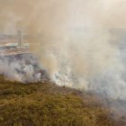 Fotografía de archivo de un incendio forestal en las cercanías de la ciudad de Cuiabá en el estado de Mato Grosso (Brasil).