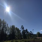 La radiación solar y la ausencia de nubes es más evidente en las ciudades del callejón andino