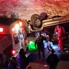 La camioneta con los migrantes abordo se volcó la noche del 12 de agosto de 2022.