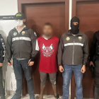 El sujeto fue detenido por personal de la Policía Nacional.