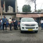 El incendio se registró en esta casa ubicada en las calles 43 y D