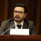 El secretario jurídico de la Presidencia, Fabián Pozo, viajó a Estados Unidos para recoger criterios para el veto.