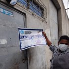 Luego del operativo se colocaron los sellos de clausura