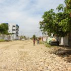 Queja. Este panorama es común en Salinas, ante las demoras en las obras.