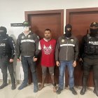 Alias "Morado" detenido en el suburbio de Guayaquil este jueves 17 de agosto.