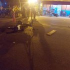 En Virgen de Fátima, dos tipos persiguieron a otros dos y uno quedó muerto en la vía y su acompañante resultó herido.
