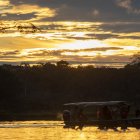 Registro de un atardecer en el Parque Nacional Yasuní, en Yasuní.