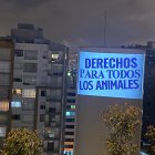 Los activistas animalistas realizaron una vigilia durante la noche del jueves 18 de agosto previo a la entrega del proyecto de ley