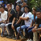 Archivo. Representantes indígenas de Ecuador y de otros países en el décimo aniversario de la sentencia de la Corte Interamericana de Derechos Humanos (Corte IDH).