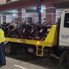 Hecho. Los vehículos fueron llevados a los patios de retención.