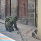 Explosión en el Centro Histórico de Quito.