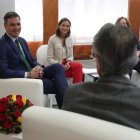 El presidente del Ecuador, Sr. Guillermo Lasso Mendoza, recibió al presidente de España, Pedro Sánchez.
