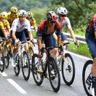 El ciclista ecuatoriano Richard Carapaz buscará recuperar posiciones este sábado en La Vuelta.