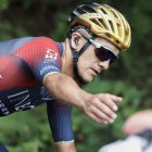Richard Carapaz, ciclista ecuatoriano de Ineos, descendió al puesto 25 en la clasificación general de la Vuelta a España.