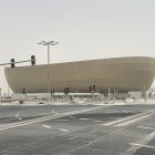 El estadio de Lusail, el más grande Qatar, con capacidad para 80.000 personas.