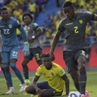 Félix Torres, defensa de la Tri, no estará en los amistosos por una dolencia.