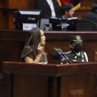 La intervención de la vocal Maribel Barreno se extendió hasta cerca de las 01:30 de este 1 de septiembre.